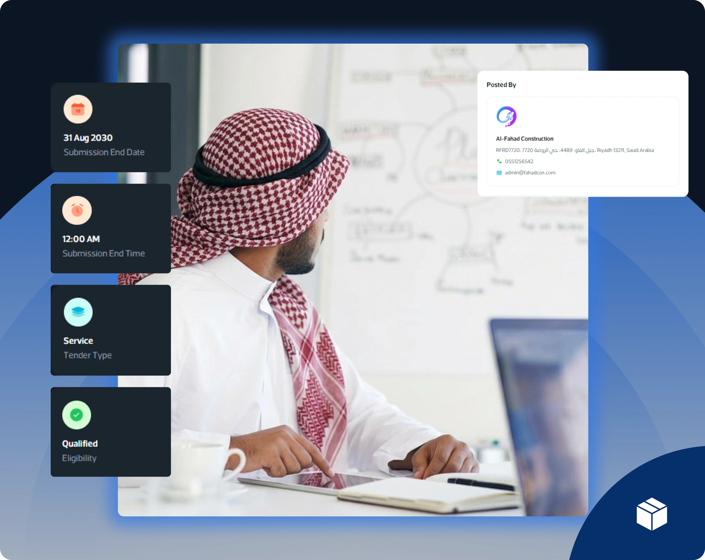 Service Catalogue management within the Tenders ecosystem