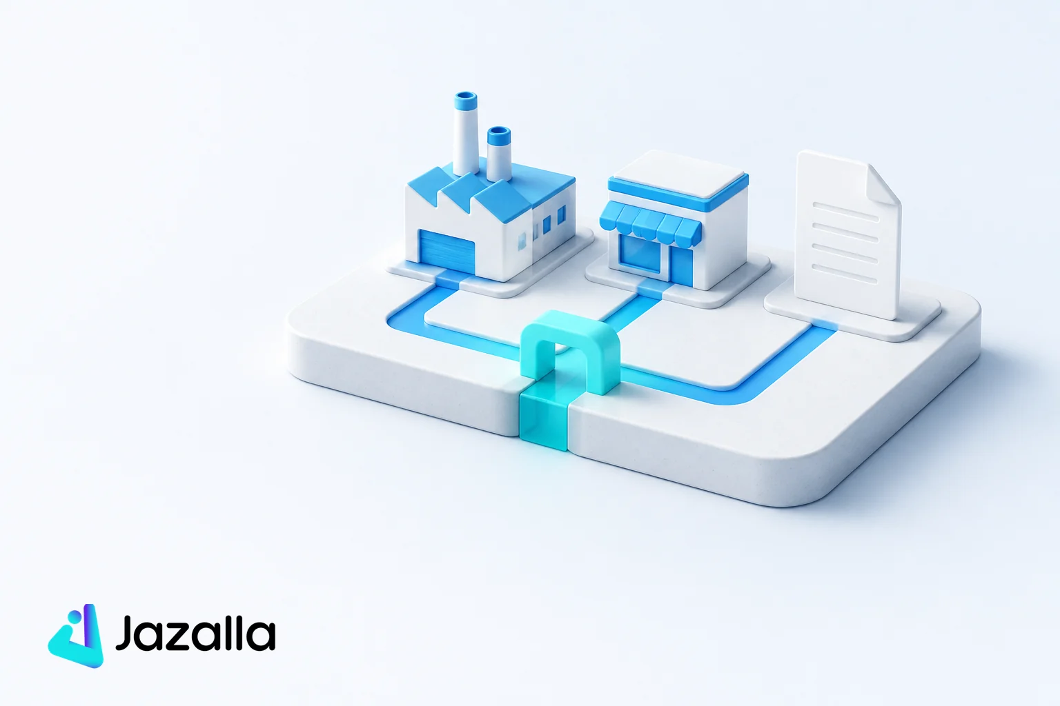 Connected layers of data, commerce, industry, payments, and governance forming digital infrastructure