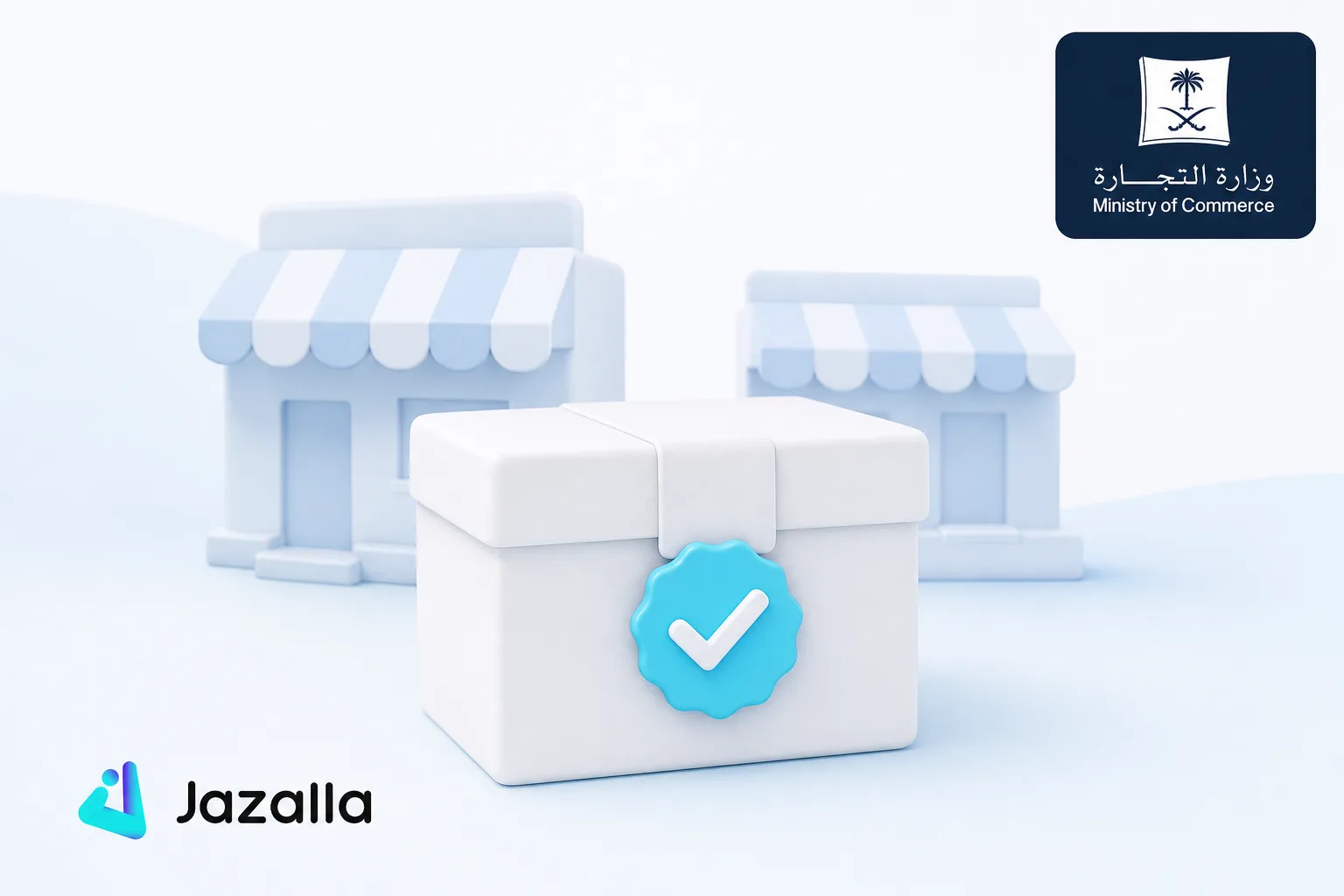 Light abstract illustration of a trusted supplier network in Saudi Arabia